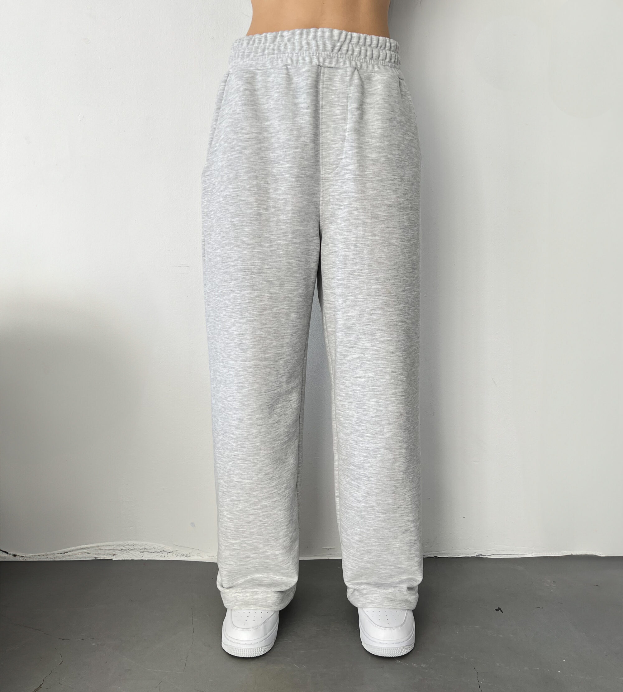 BOXY CLEAN LIGHT GRAY SWEATPANTS