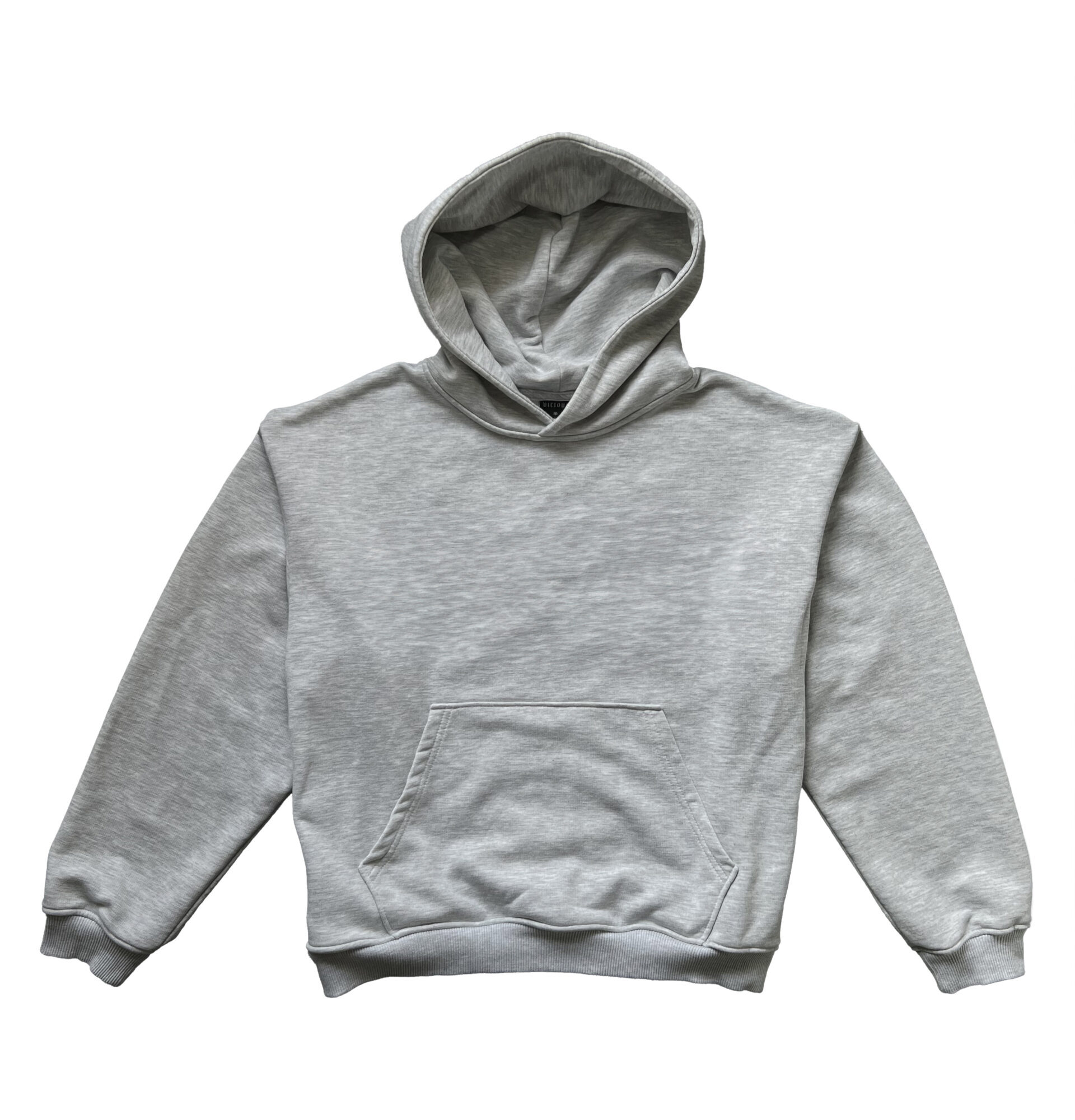 BOXY CLEAN LIGHT GRAY HOODIE