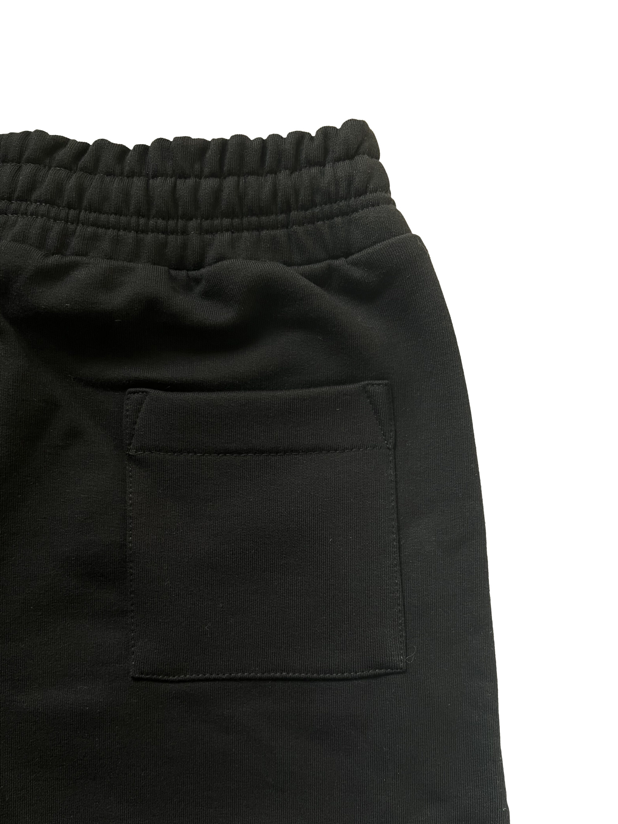 BOXY CLEAN BLACK SWEATPANTS